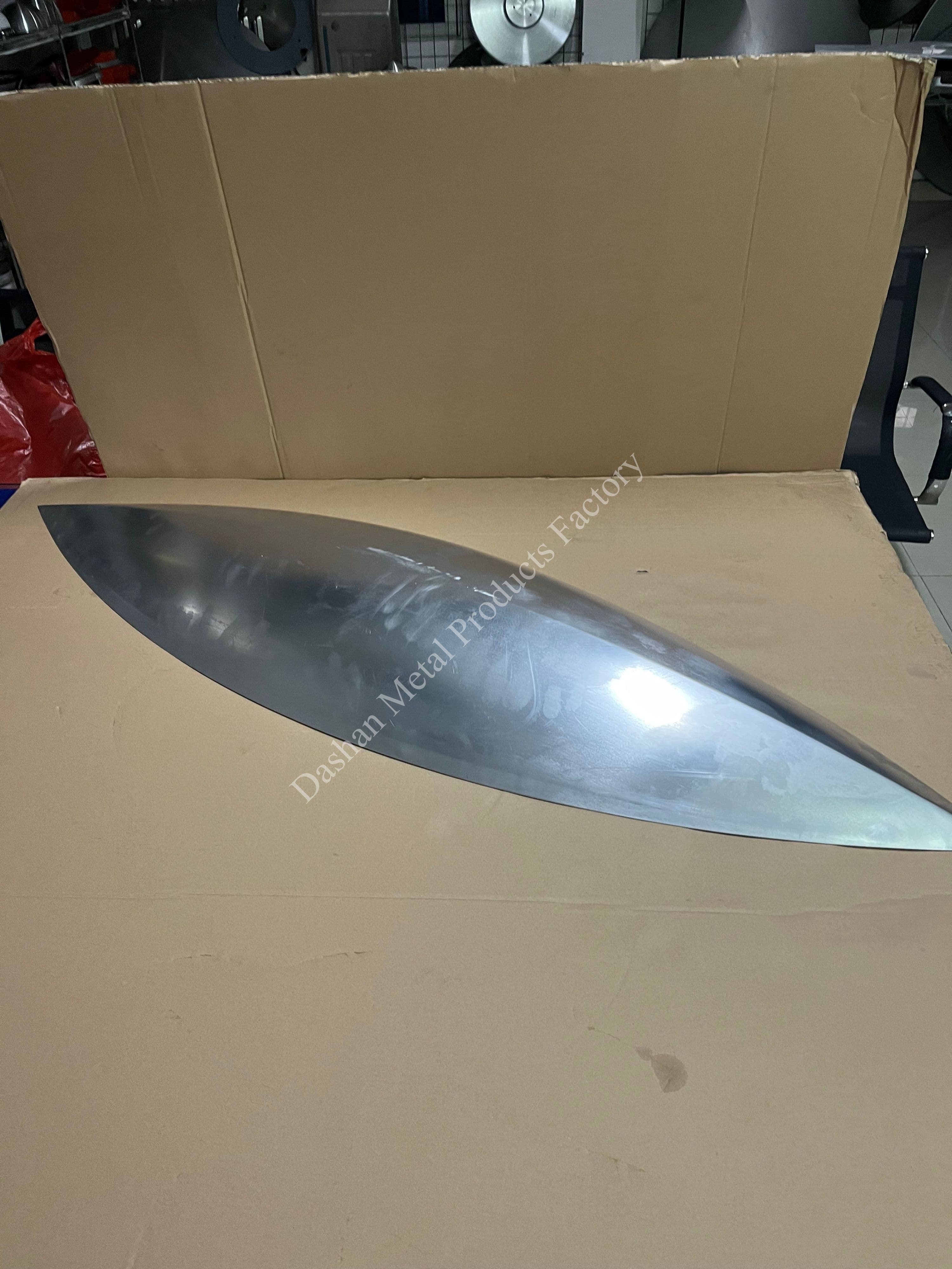 Factory Custom Large Long Oval Aluminum Lampshade Parts Stamping Processing 2