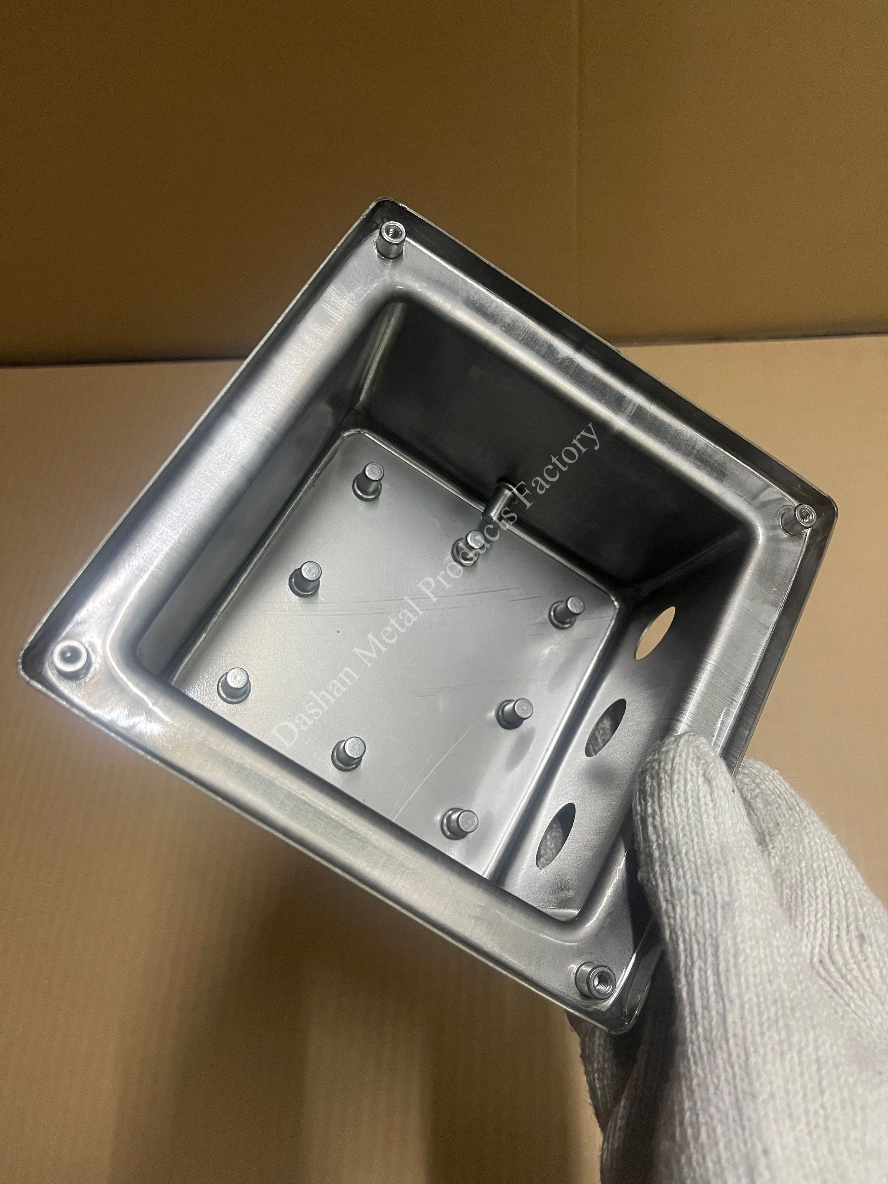 Deep Drawing Fabrication of Stainless Steel Square Box Housings for Electrical Components 2