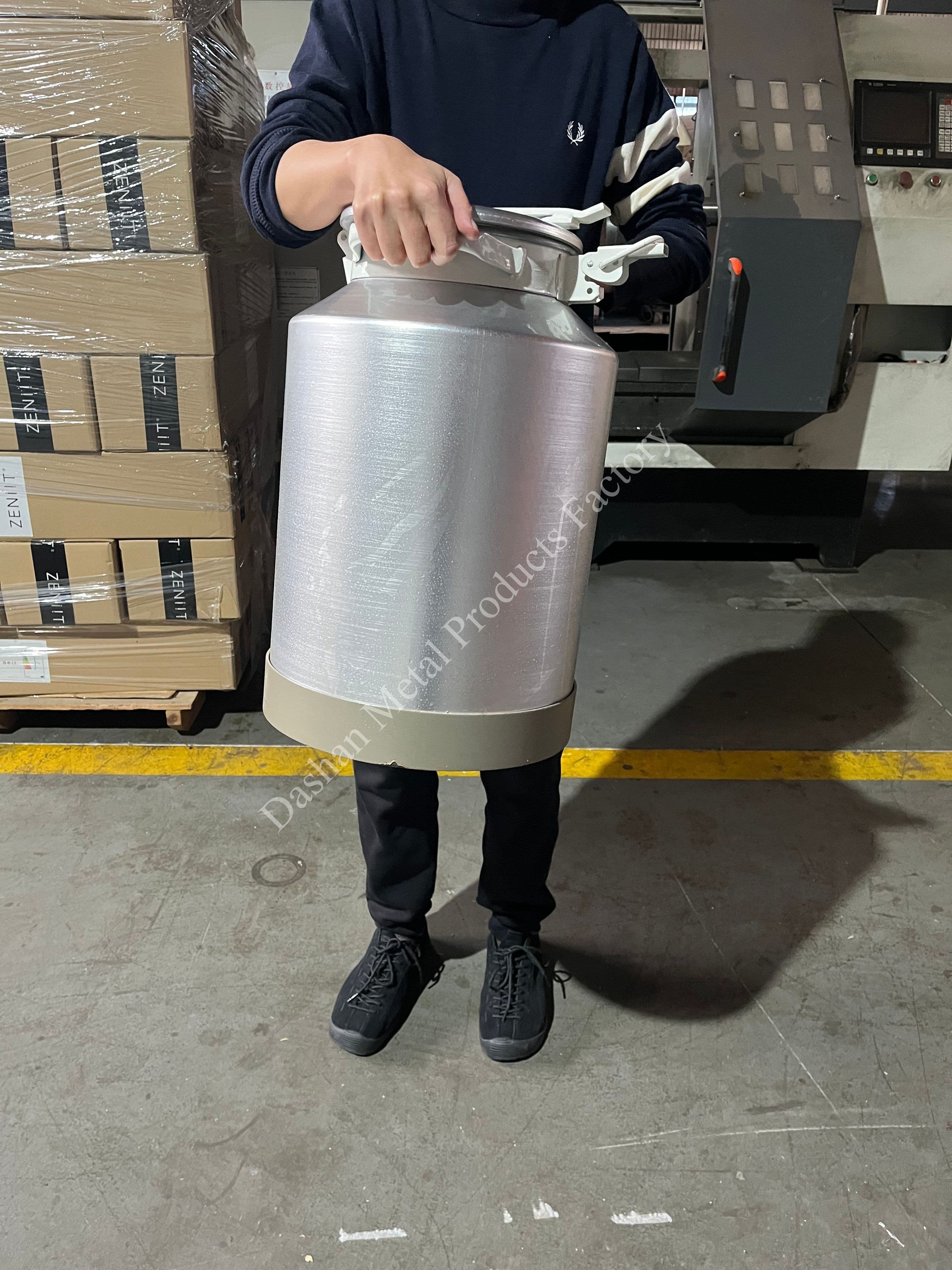 Aluminum Milk Can Spinning Parts main image