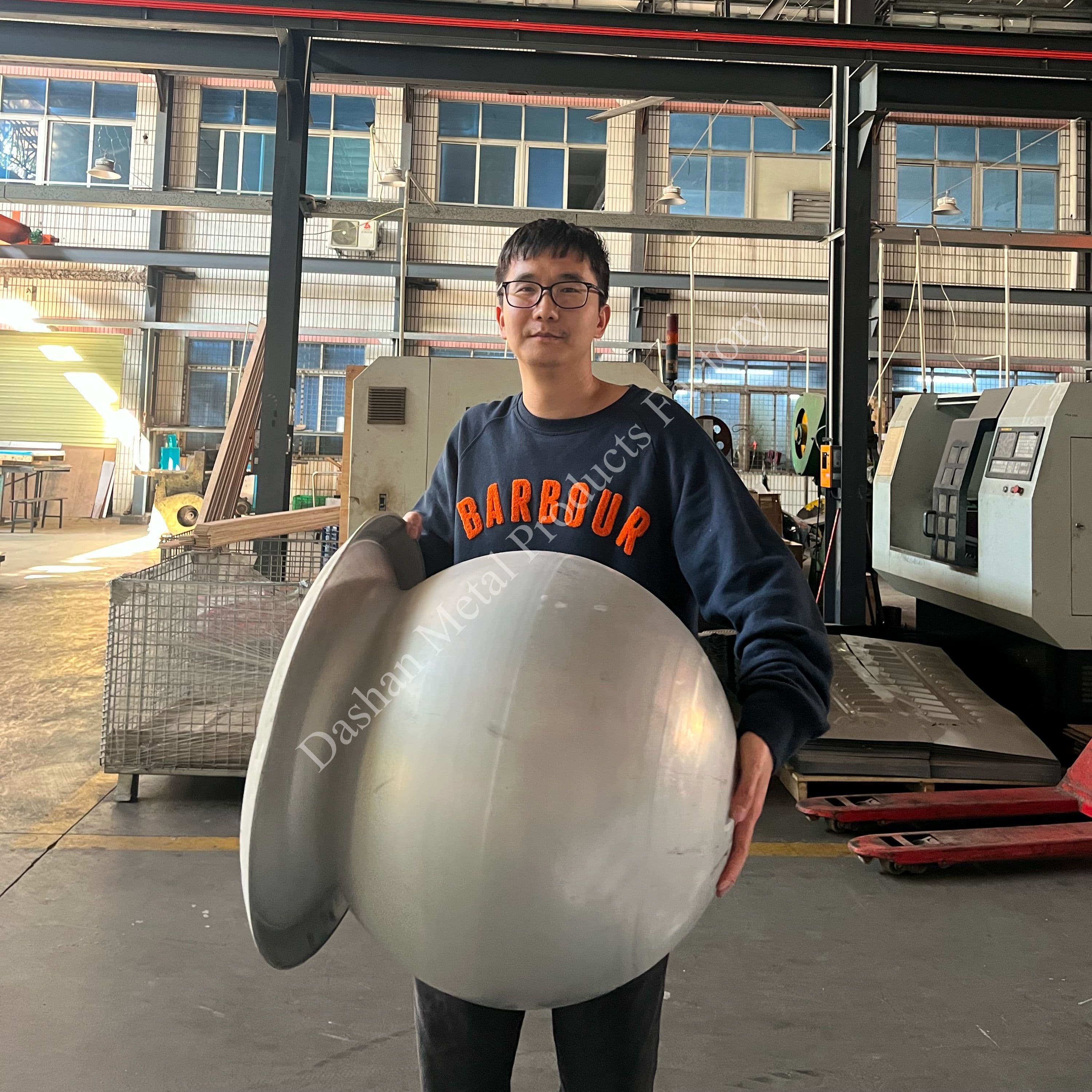 Aluminum Automatic Cooking Pot Spinning Part