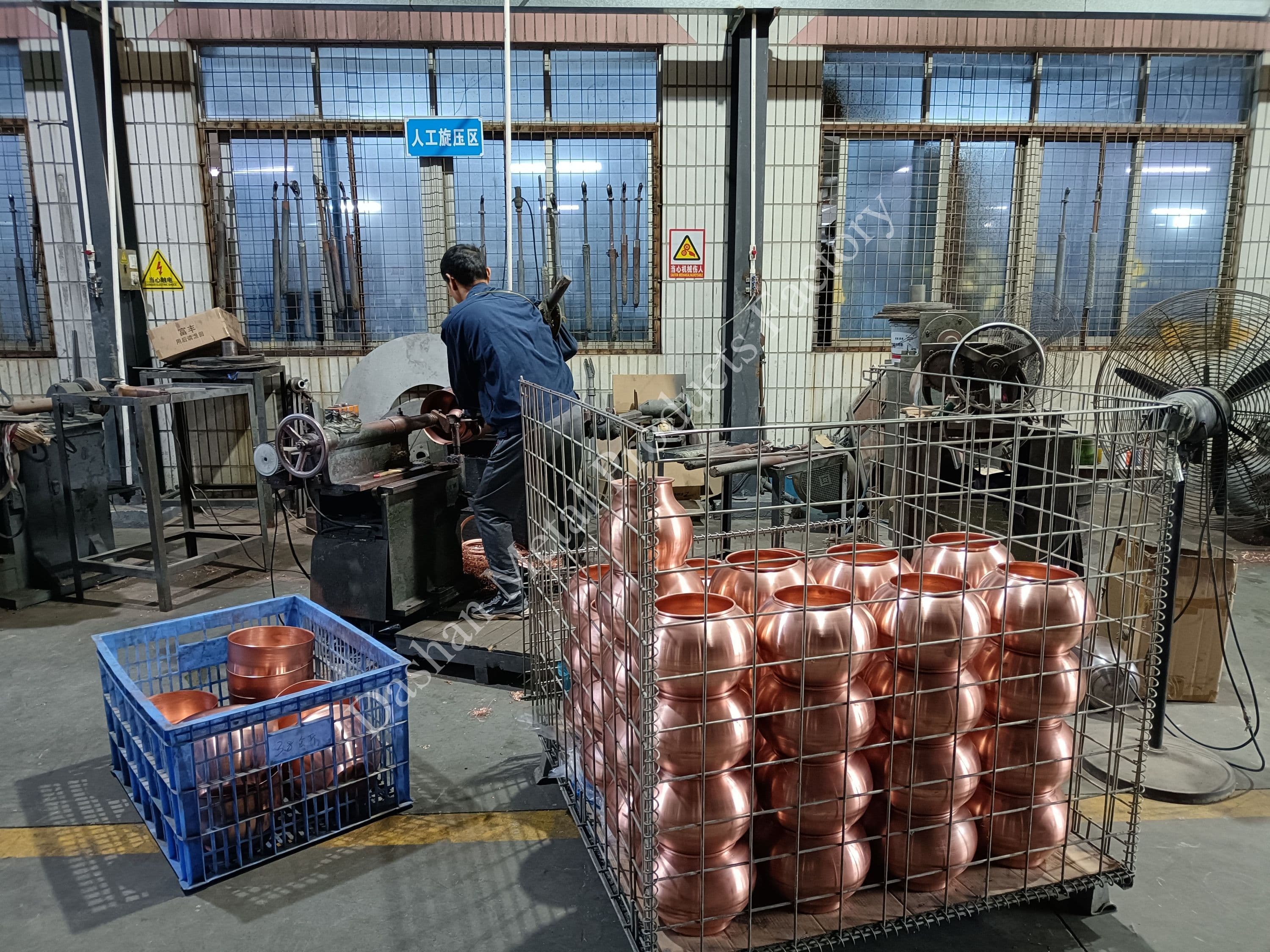Red Copper Distiller Pots Spinning Parts thumbnail 5
