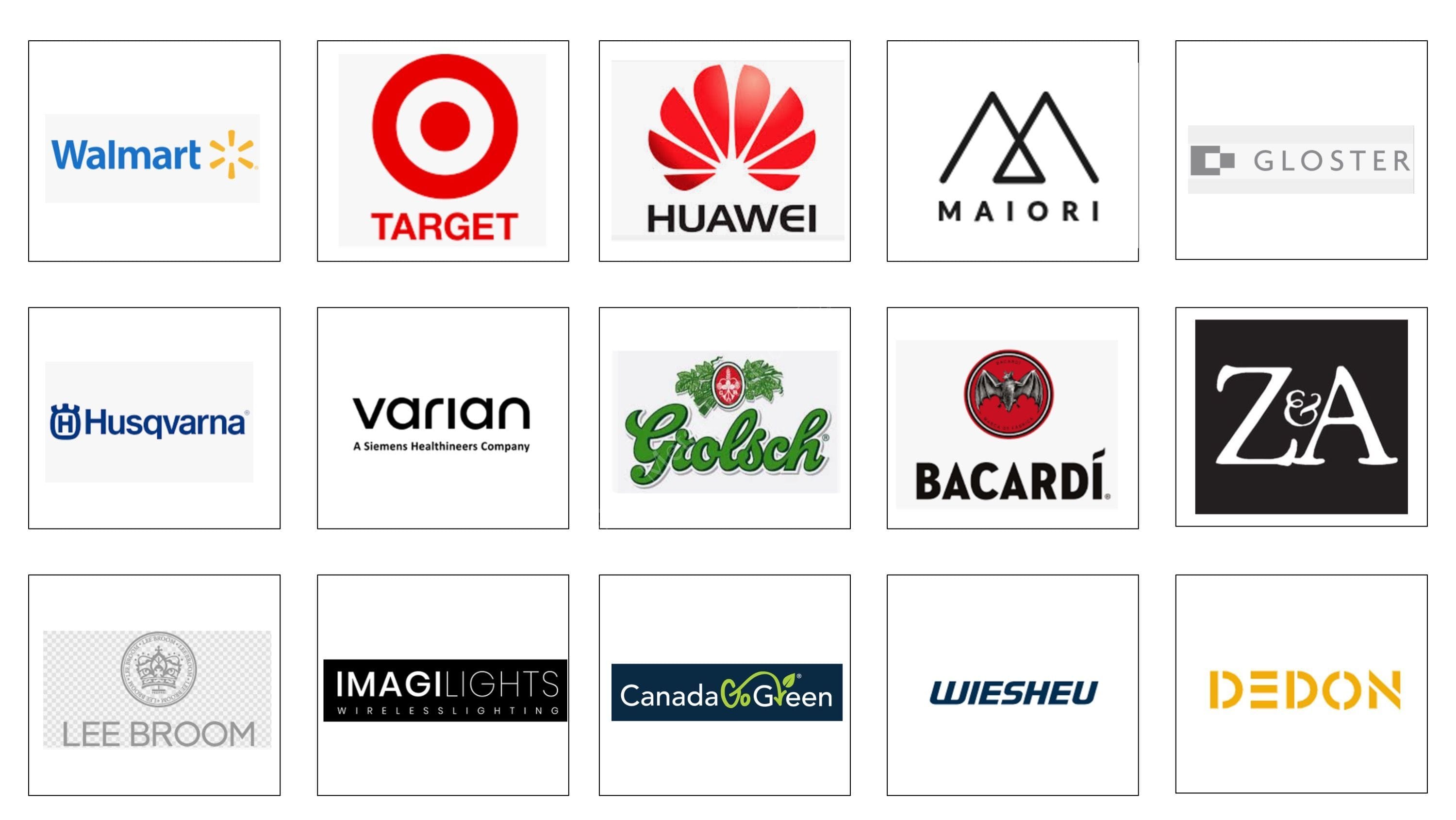Logos of our trusted partners